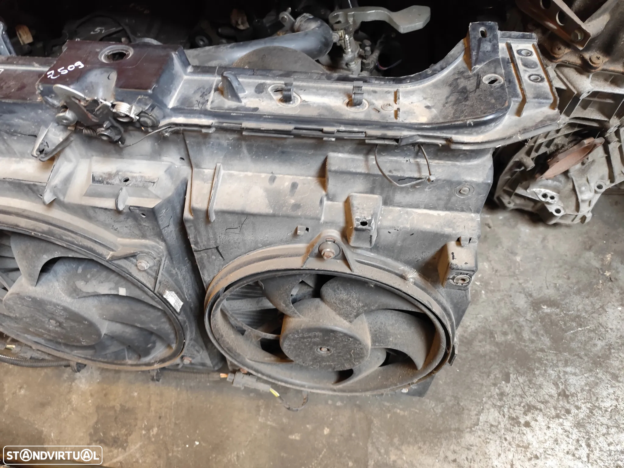 CITROEN C8 / PEUGEOT 807 FRENTE FIBRA RADIADORES TERMOVENTILADOR - Z509 - 3