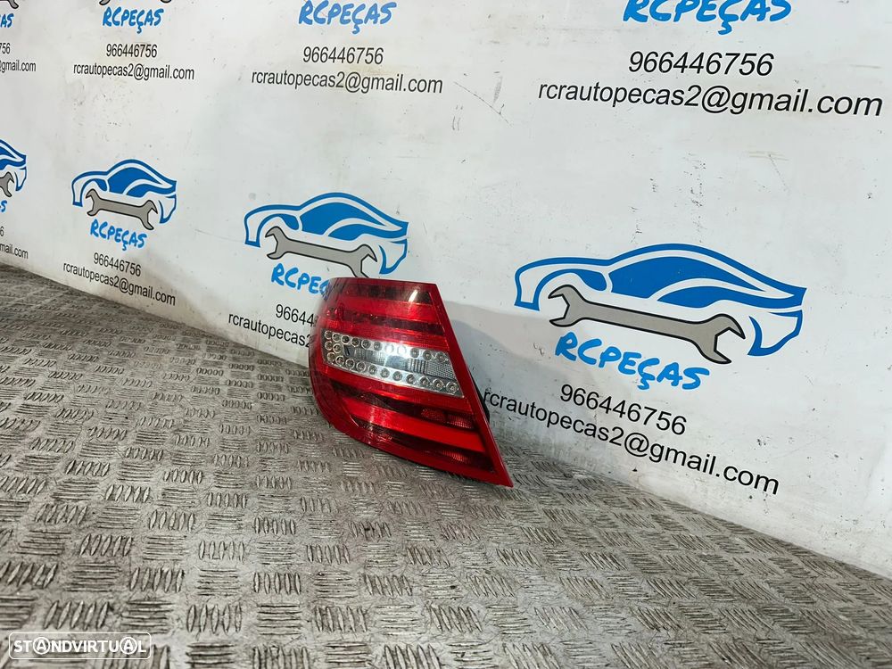 .Farolins Tras Traseiros Esquerdo Direito Originais Led Mercedes Benz Classe C W204 Sedan 2006 - 2014 - 12