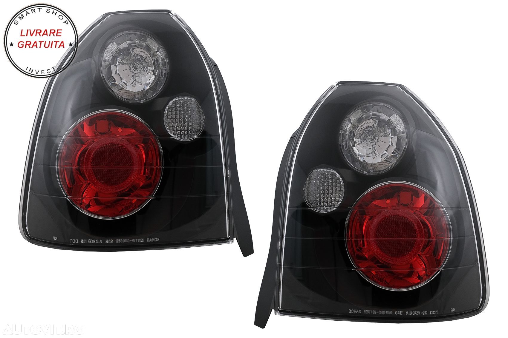 Stopuri HONDA Civic V Hatchback EJ9 EK 1/3/4 (1995-2001) Negru- livrare gratuita - 1