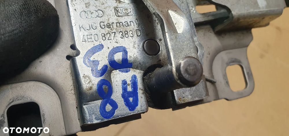 Zamek klapy bagażnika dociąg Audi A8 D3 4E0827383C 4E0827383D - 8