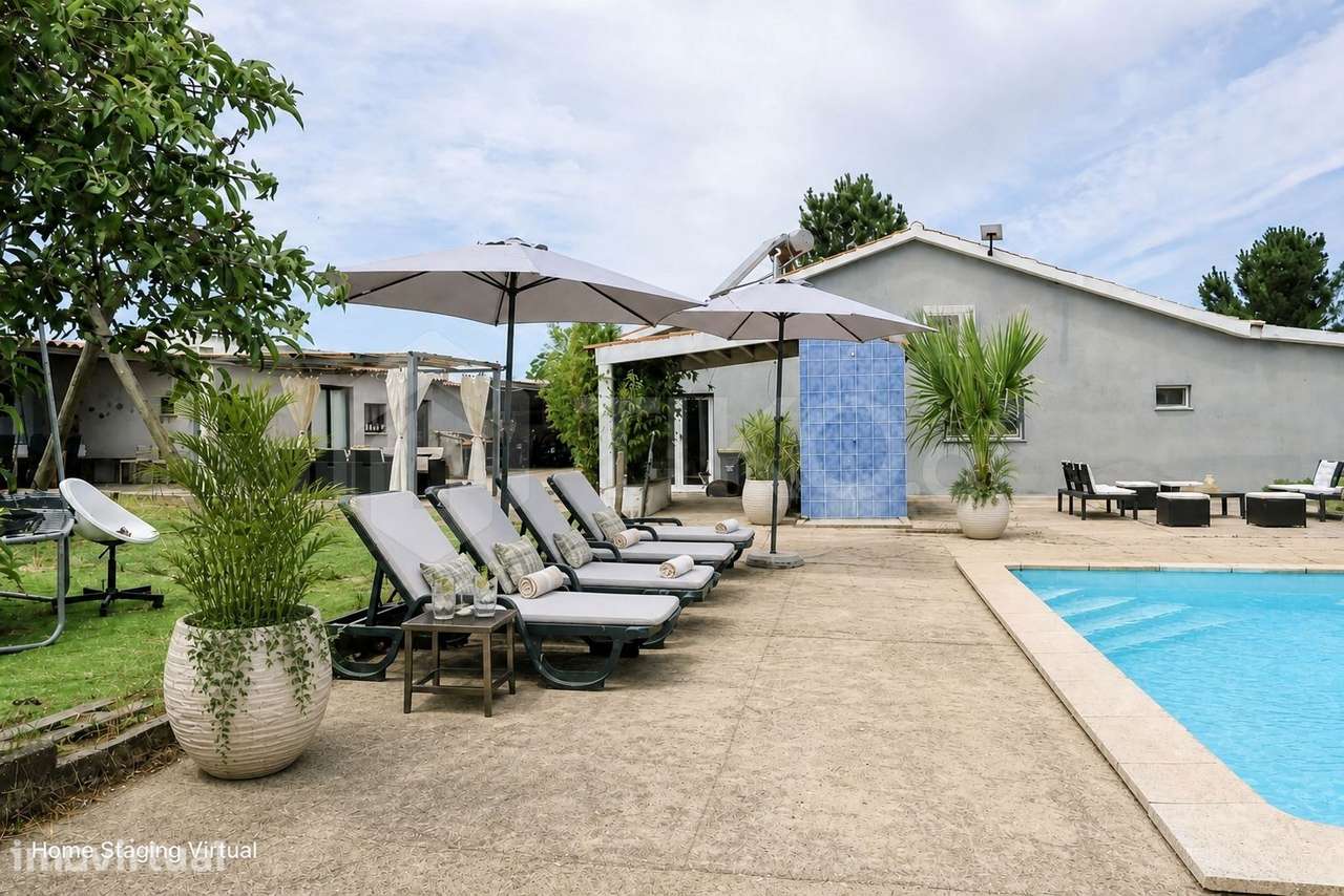 QUINTA EXCLUSIVA EM SETÚBAL | 5.000 M² DE PRIVACIDADE, PISCINA E ANEXO - Grande imagem: 3/55