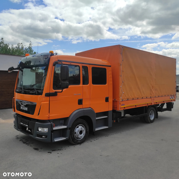 MAN TGL 8.180 DOKA / 6 OSOBOWY /BUTRO-PLANDEKA /
