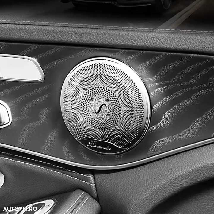 Set 4 Capace Site Trim Boxe Mercedes Burmester W213 W205 E C GLC Class - 2