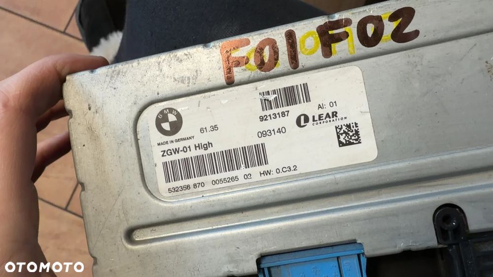 BMW F01 F02 MODUŁ STEROWNIK ZGW 9213187 - 3