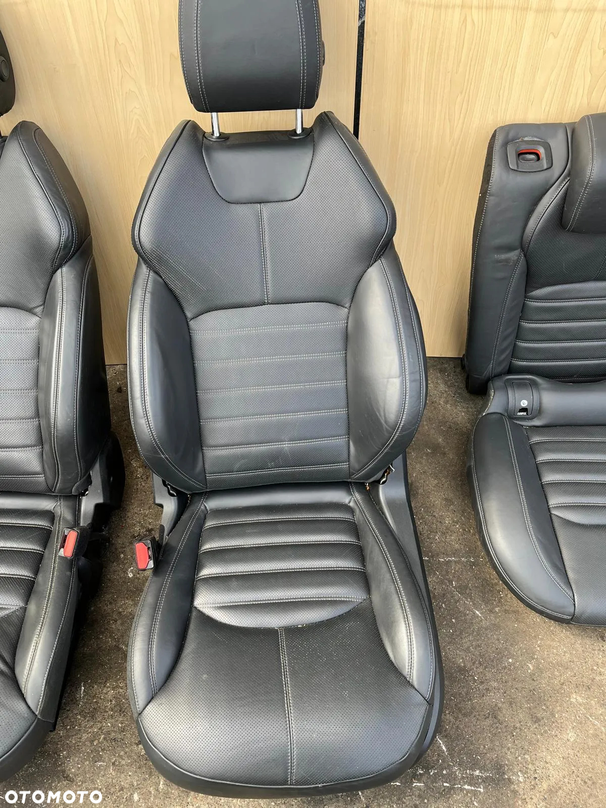 Siedzenia fotele kanapa komplet skórzane SKORA czarne Range Rover Evoque L538 2015 - 3