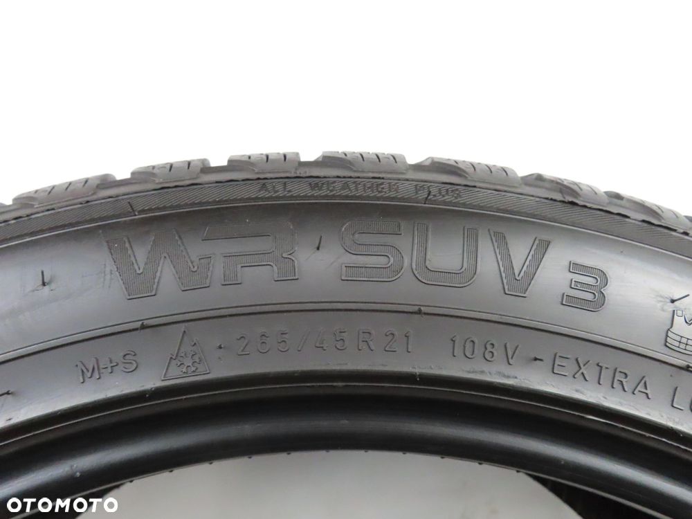 2x 265/45R21 OPONY ZIMOWE UŻYWANE Nokian WR SUV 3 108V XL - 2