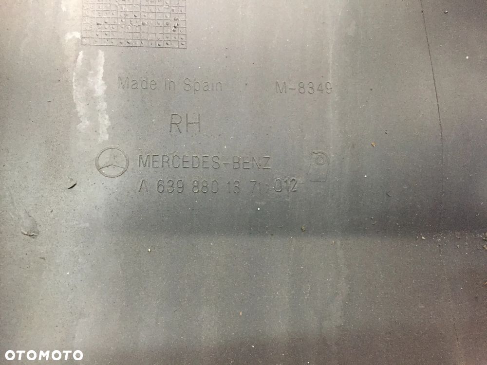 MERCEDES VITO W639 12R NAROŻNIK ZDERZAKA PRAWY TYŁ A63988013 - 4
