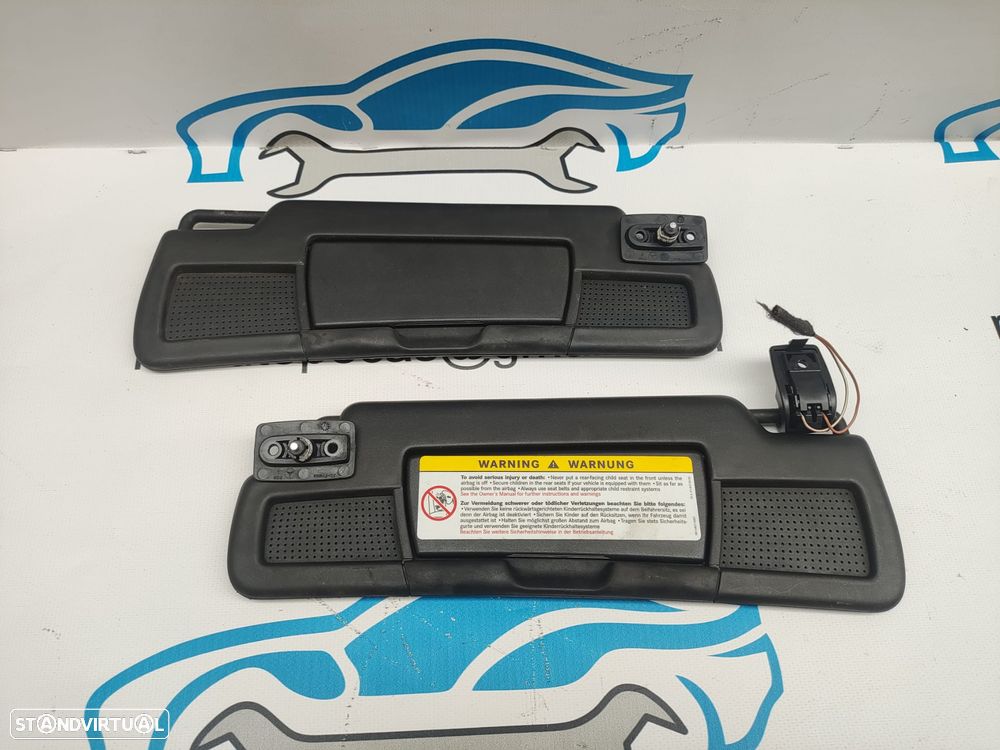 Palas De Sol Pretas Originais Mercedes SLK R171 - 10