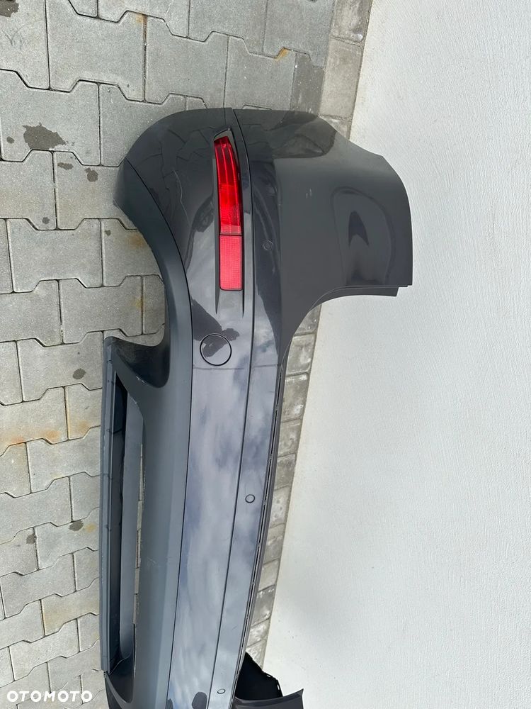 VW TOUAREG 7P 10-18R ZDERZAK TYL TYLNI SZARY LR7M 7P6807421B - 2