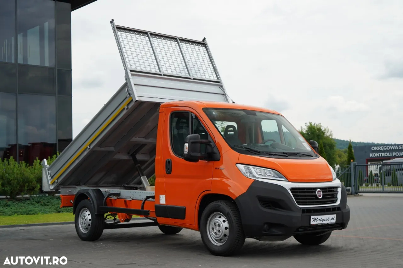 Fiat DUCATO / 2.3D / CAMION BASCULANTE ALUMINIU 3.2M / AER CONDIȚIONAT / KM 70.000 KM - 2
