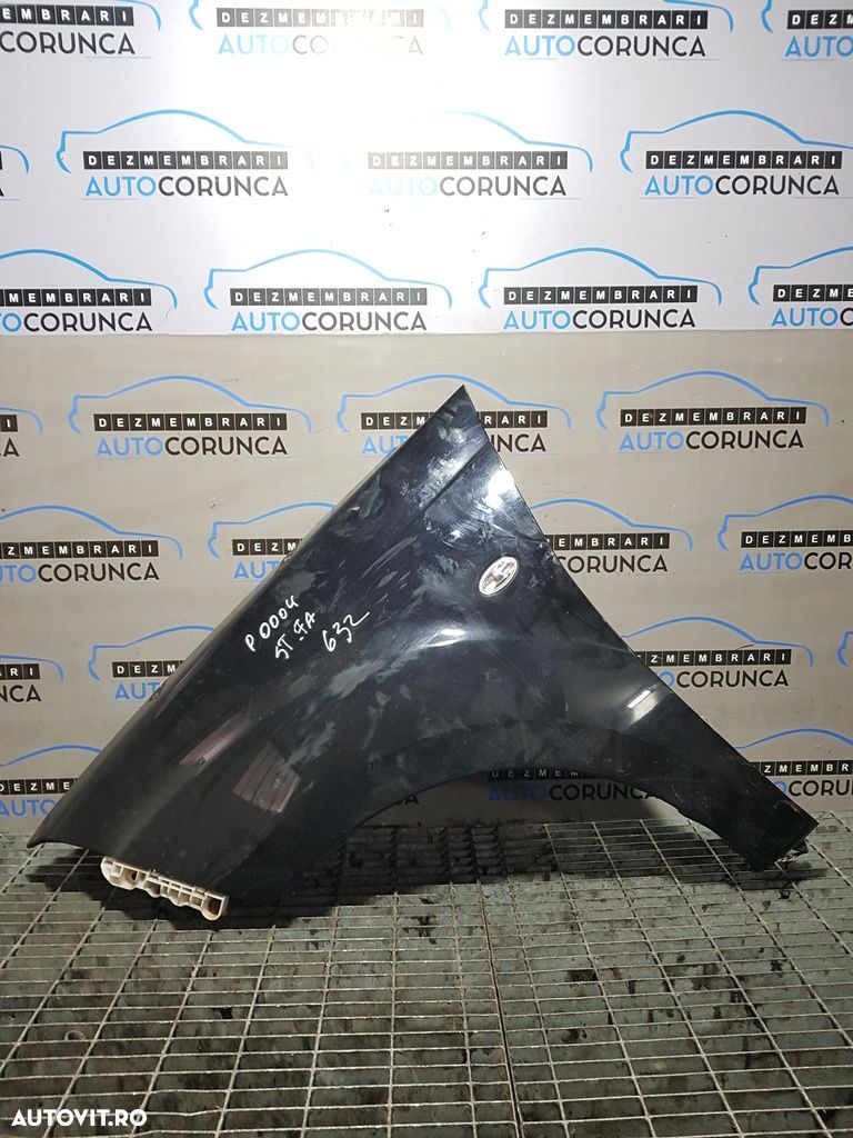 Aripa Stanga Fata Peugeot 4007 2007 - 2012 5 Usi NEGRU X42A (632) - 1