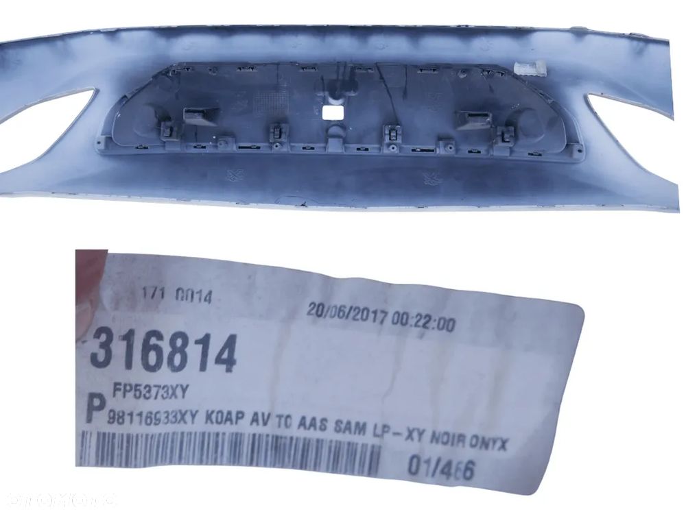PEUGEOT EXPERT III ATRAPA GRILL LISTWA ZDERZAKA PRZÓD GÓRNA POD SPRYSKI SPRYSKIWACZE - 5