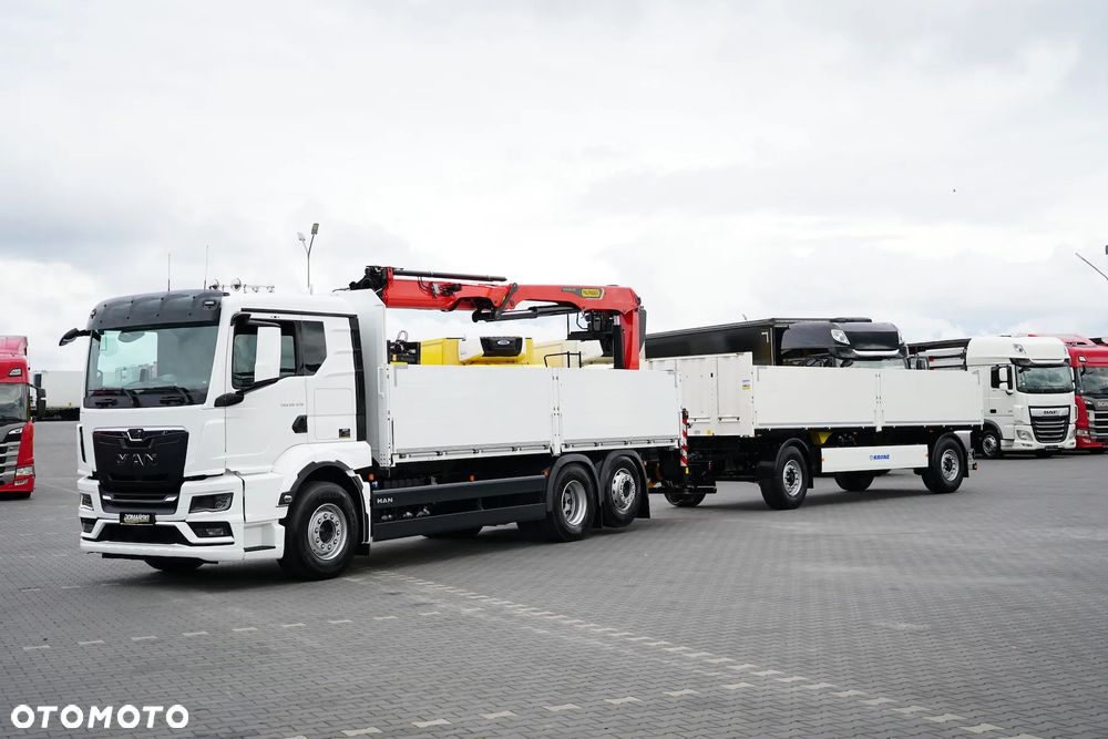 MAN / TGS / 26.470 / 6 X 2 / ZESTAW SKRZYNIOWY + HDS / PALFINGER PK 20 501 L / OŚ SKRĘTNA / CHWYTAK - 23