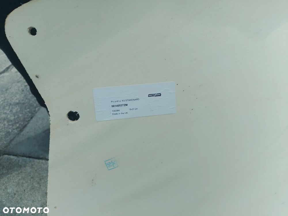 Zabudowa ochronna podłoga osłony ściany drzwi 16rdo26r.proace scudo expert jumpy vivaro partner berlingo  Combo L2 L3 98170082ZM - 10