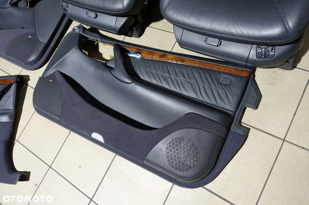 Mercedes w215 CL tapicerka skóra fotele fotel kanapa wnętrze LIFT masaże - 6
