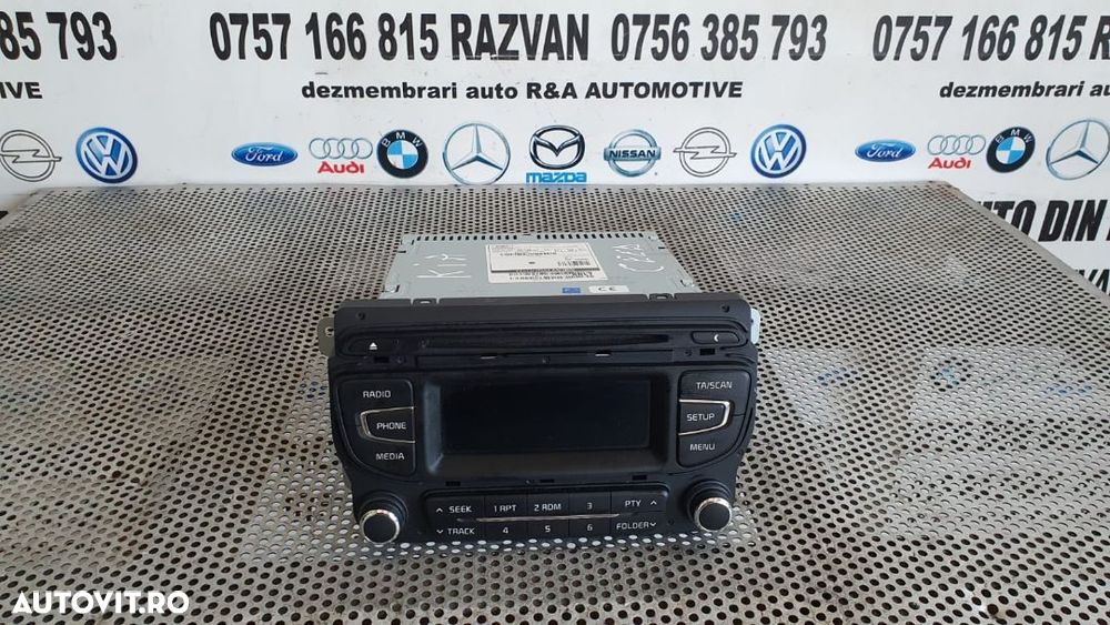 Radio Cd Kia Ceed An 2012-2016 Testat Dezmembrez Kia Ceed An 2012-2016 - 1
