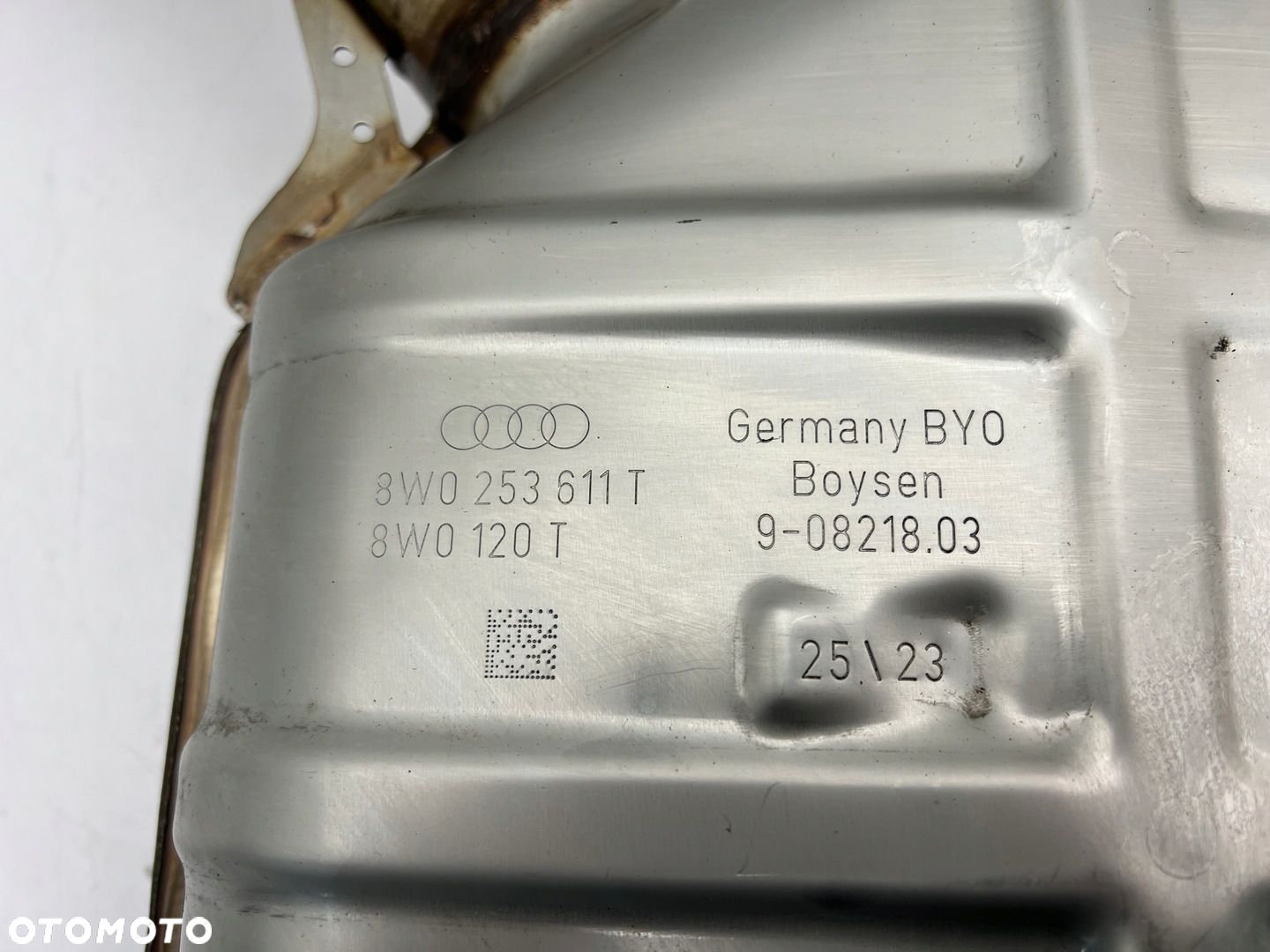 AUDI RS4 8W B9 KOŃCÓWKA WYDECHU TŁUMIK LEWY PRZEPUSTNICA ORYGINAŁ - 3