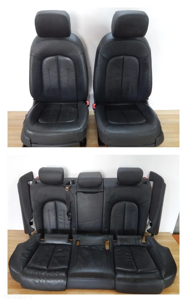 Fotel fotele kanapa skóra AUDI A6 s6 C7 11-18  Łuków części - 1