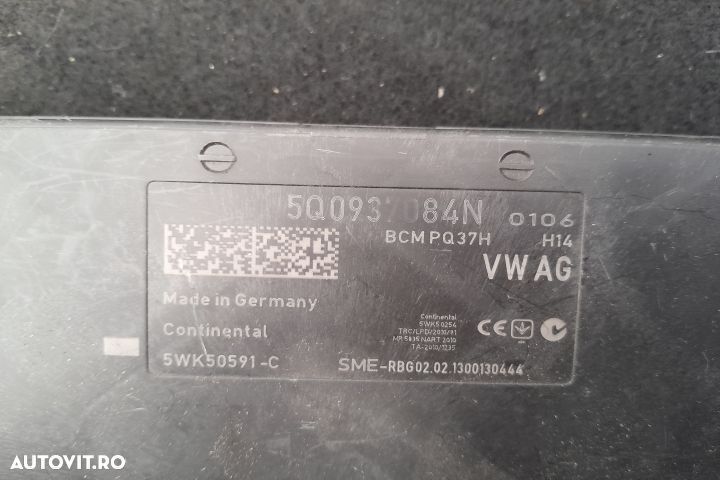 Modul confort 5Q0937084N 5WK50591 5Q0937084N 5WK50591 Volkswagen VW G - 3