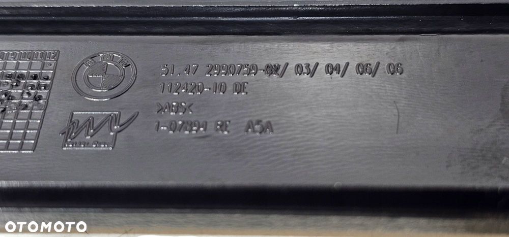 Bmw X1 E84 Listwa Osłona Nakładka Progowa Lewa 2990759 - 11