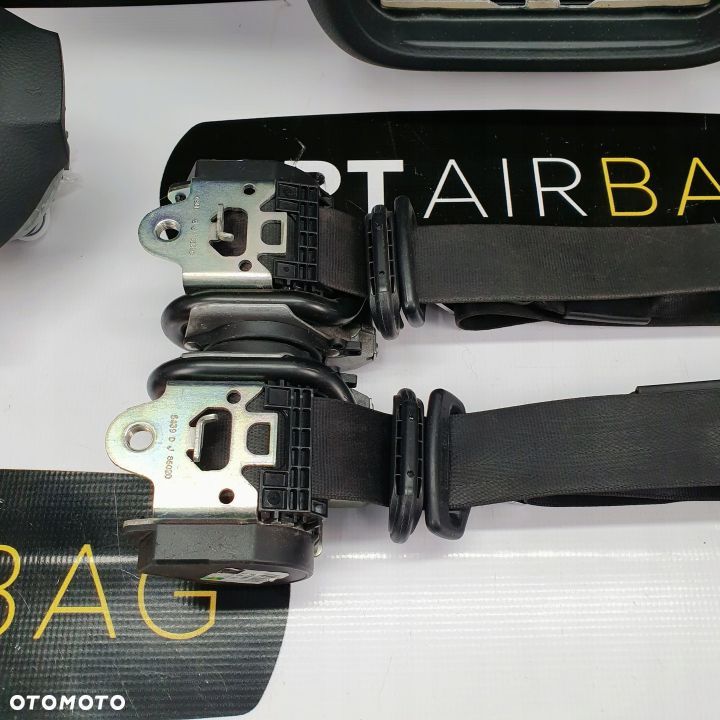 VW SCIROCCO DESKA ROZDZIELCZA KONSOLA KOKPIT PULPIT PODUSZKI AIRBAG AIR BAG PASY KIT SET - 5