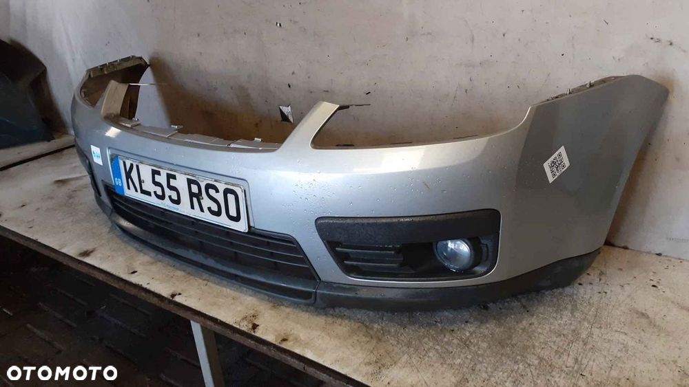 ^ ZDERZAK PRZÓD PRZEDNI FORD C MAX CMAX SREBRNY 03 HALOGENY - 4