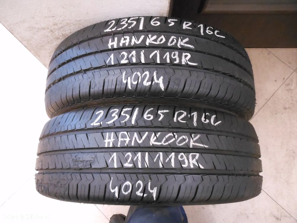 Opony 235/65r16c hankook vantra lt 9,5mm jak nowe demo  lato para - 1
