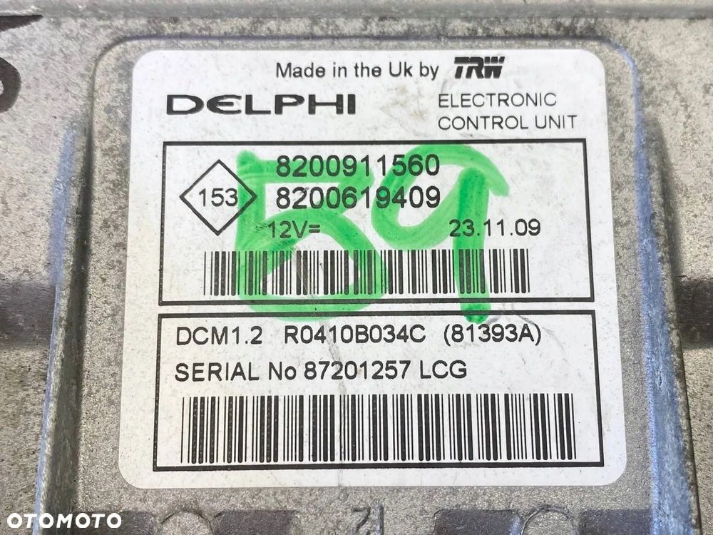 KOMPUTER SILNIKA RENAULT KANGOO II 1.5 DCI 86KM 8200911560 8200619409 - 12