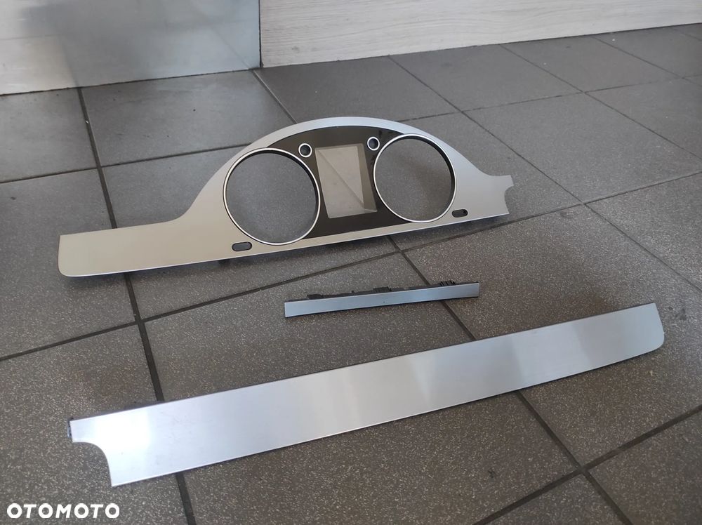 VW PASSAT CC B6 LIFT B7 DEKOR DEKORY OBRAMOWANIE LICZNIKA LISTWY SREBRNE KOMPLET WYSYŁKA !!!!! - 2