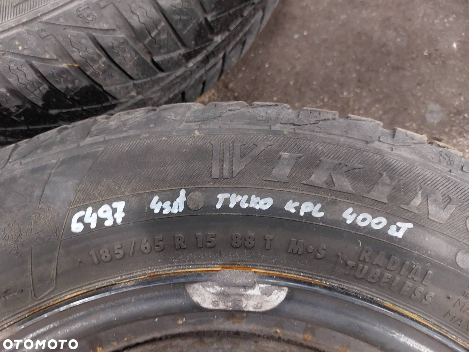 KOŁA KOMPLET FELGI OPONY ZIMOWE 4x108 6Jx15 185/65R15 FORD FOCUS MK1 - 2