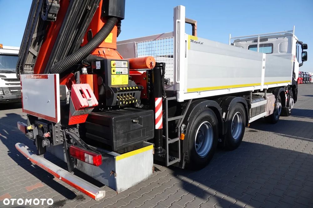 Renault C 430 / 8x4 / SKRZYNIOWY 7 M + HDS PALFINGER 33002 -wysów: 14,5 M / UDŹWIG 9800 KG / STEROWANIE RADIOWE / ROTATOR / EURO 6 - 14