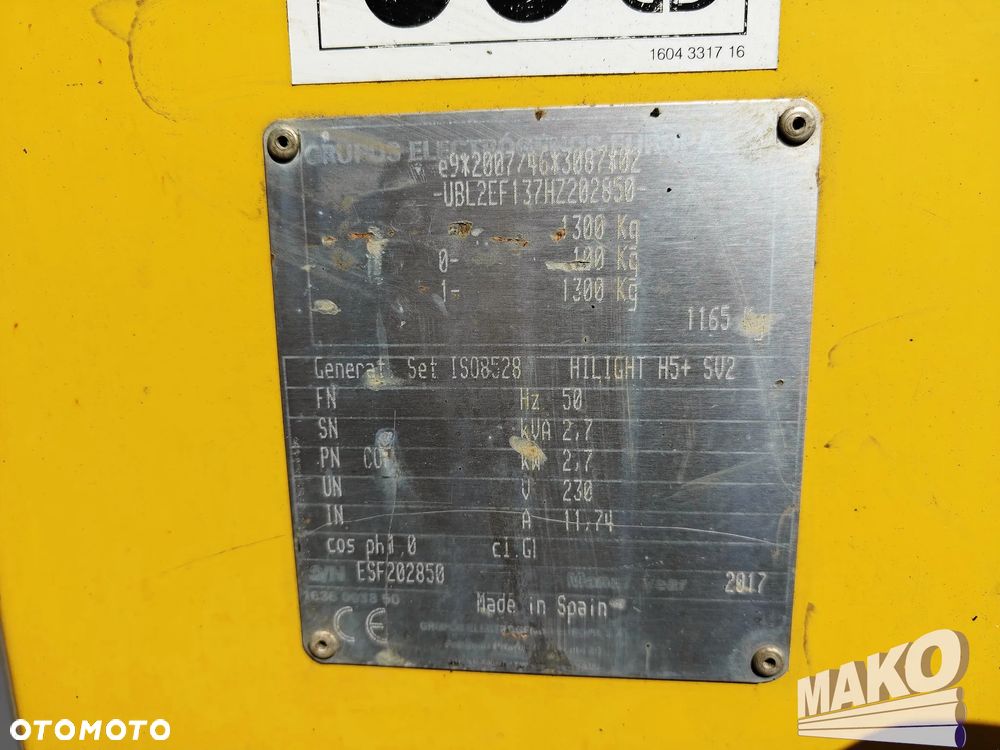 Wieża oświetleniowa Atlas Copco Hilight H5+ SV2 - 12