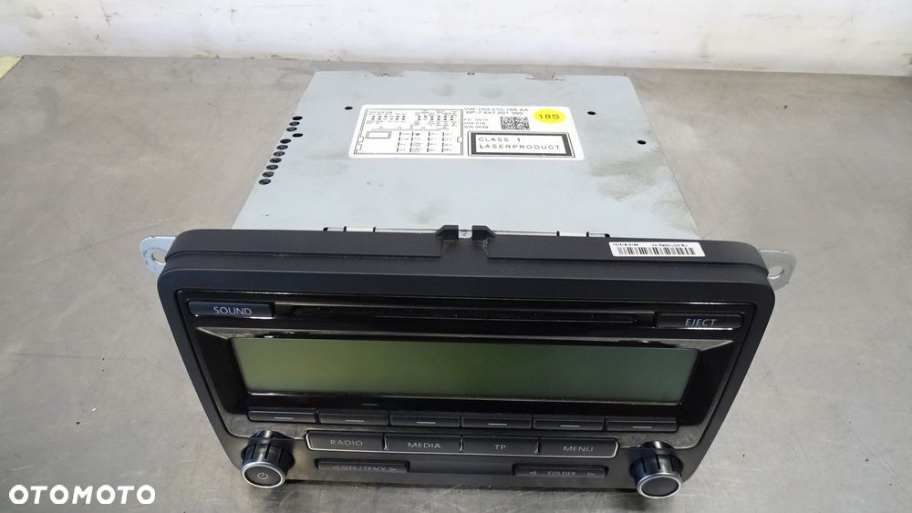 RADIO VOLKSWAGEN GOLF VI 1.6TDI 1K0035186AA - 2