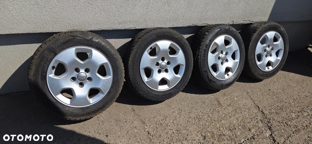 Felgi aluminiowe koła opony zima Audi A3 8L FL 5X100 15 kpl - 1