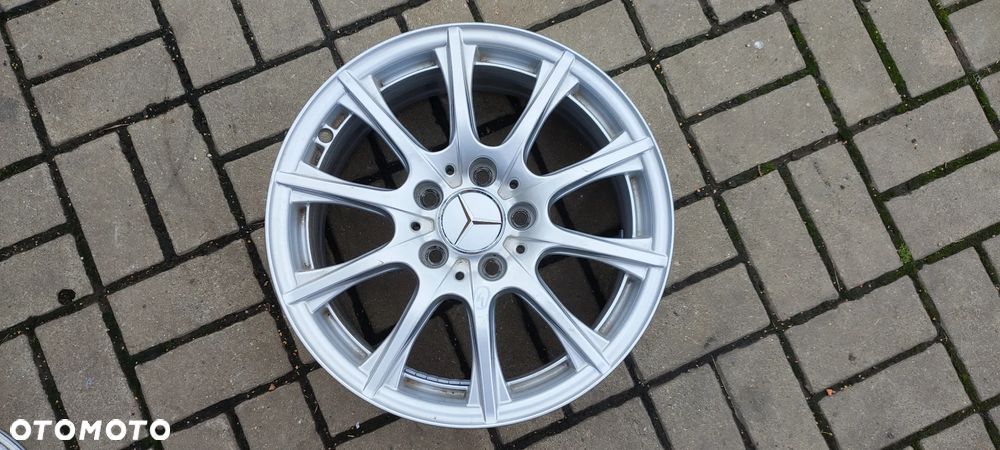 FELGI ALUMNIOWE 5x12 6.5Jx16 CALI ET38 fi 66.6 MERCEDES A C CLA W204 W205 KOMPLET 4 SZTUKI - 5