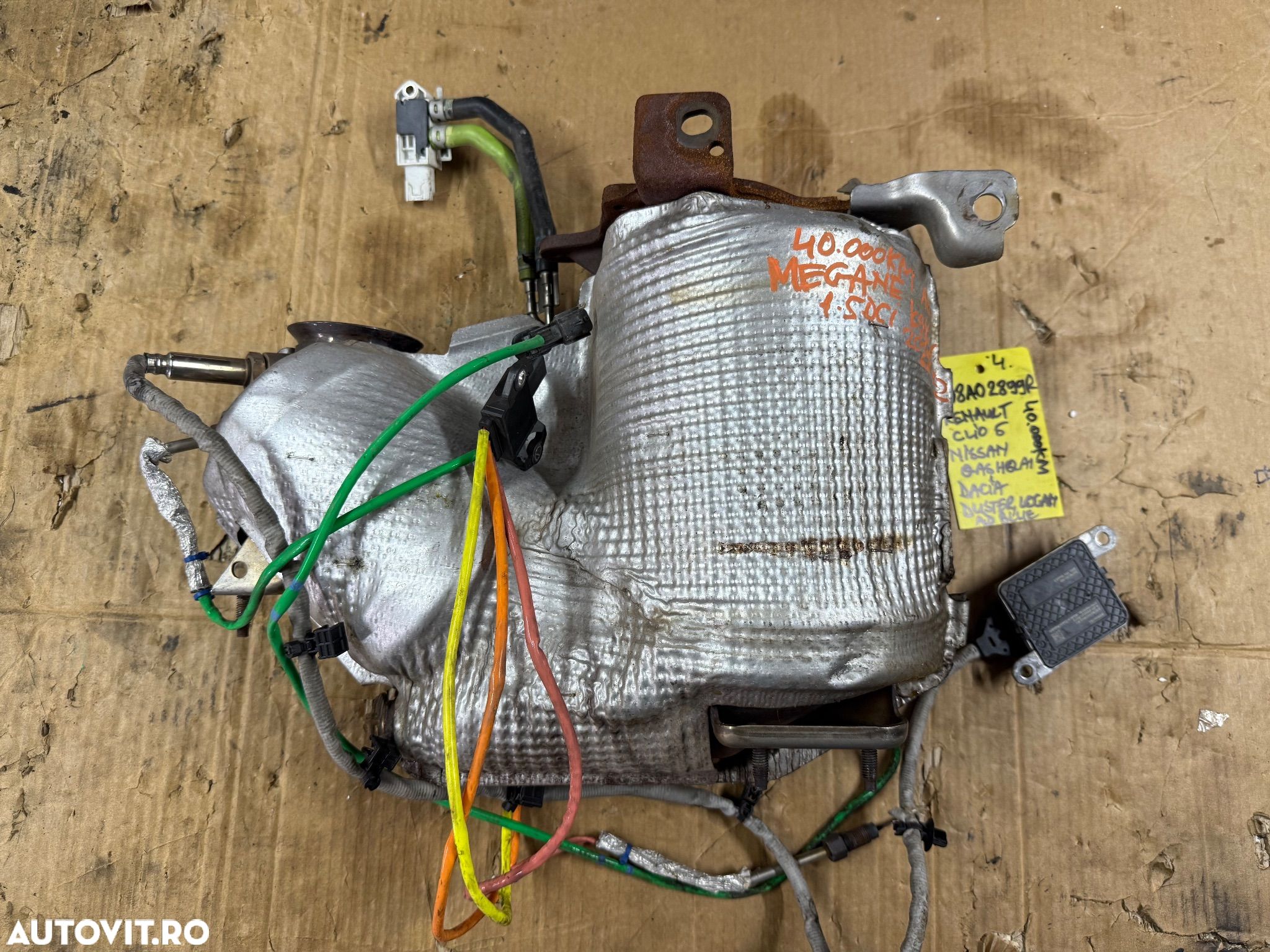 Catalizator ,filtru particule RENAULT, NISSAN, DACIA 1.5 DCI cu 40.000 km cod 208A02899R - 1