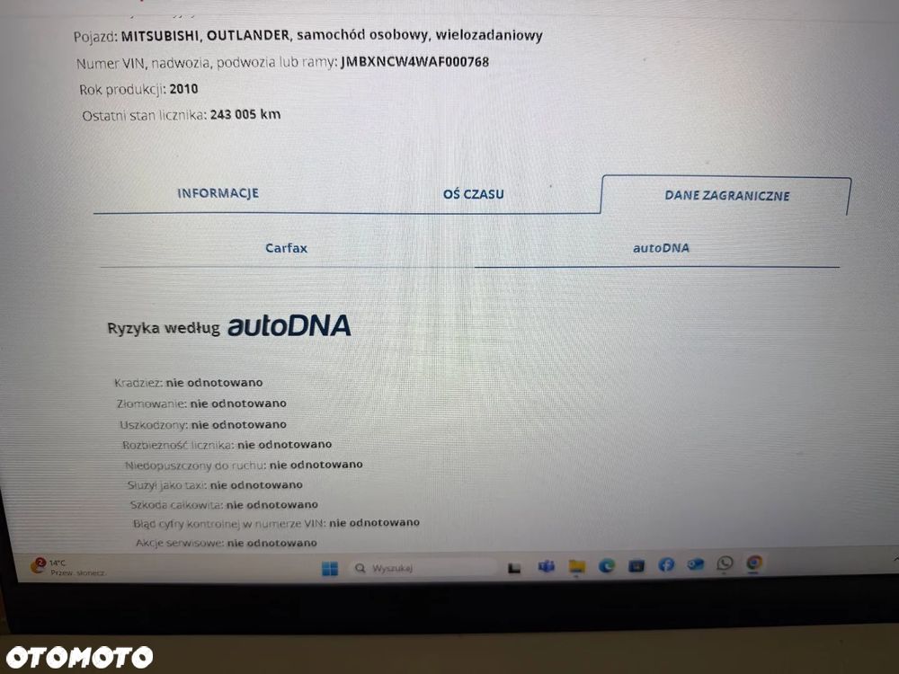 Mitsubishi Outlander 2.0 Intense + NAVI 2WD EU5 - 3