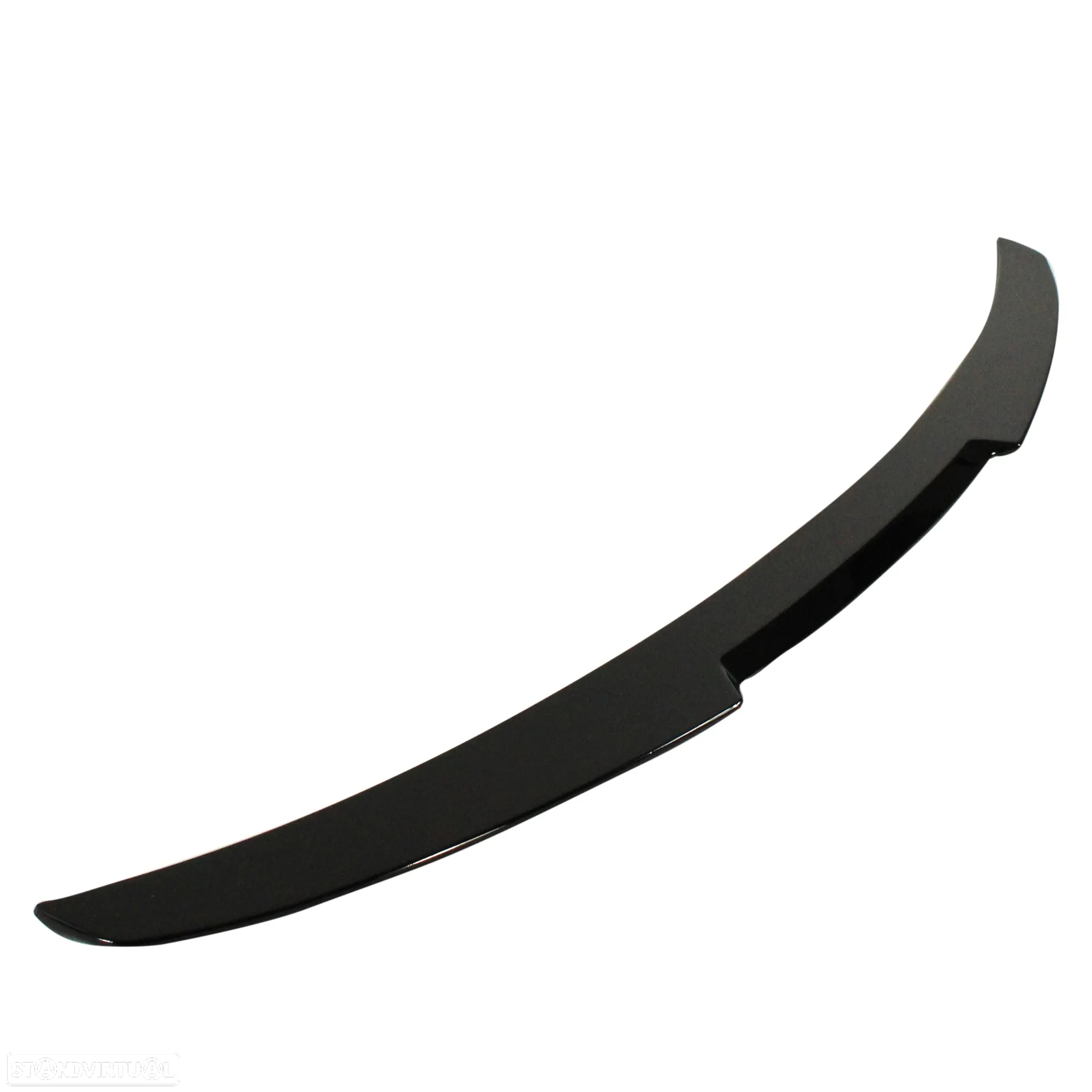 Aileron / Lip / Spoiler Traseiro para BMW Serie 3, E92 Coupe, 2006-2013 M4 Look em preto piano brilhante em plástico ABS - 2