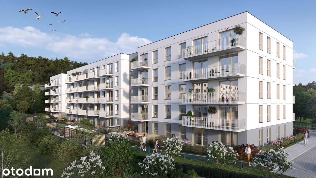 2-pokojowe mieszkanie 36m2 + ogródek Bez Prowizji