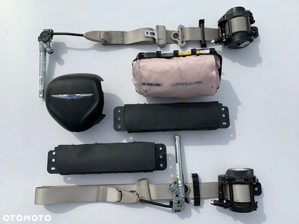CHRYSLER PACIFICA DESKA SKÓRA KONSOLA KOKPIT PULPIT PÓŁKA PARAPET AIRBAG PODUSZKI PODUSZKA POWIETRZNA KIEROWCY PASAŻERA KOLANOWA KOLANOWE PODUSZKI KOLAN  PASY PAS regeneracja WYMIANA OD RĘKI NA MAGAZYNIE !!! - 23