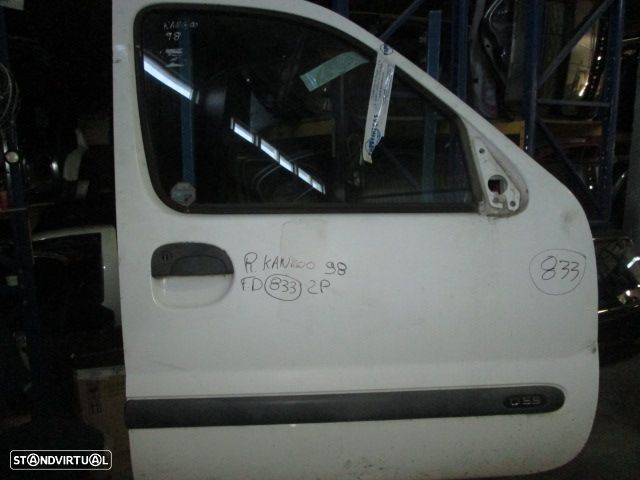 Porta REF833 RENAULT KANGOO 1998 2P BRANCA FD - 1
