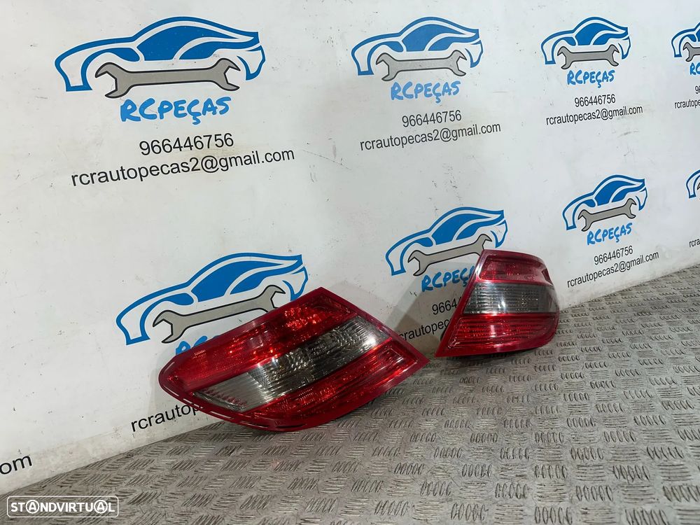 .Farolins Tras Traseiros Esquerdo Direito Originais Mercedes Benz Classe C W204 Sedan 2048203064R 2048202964L 2006 - 2014 - 3