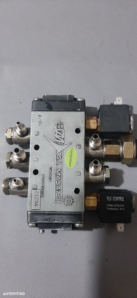 Supape electromagnetice Masats 2129A deschidere usi autocar Irizar - 1