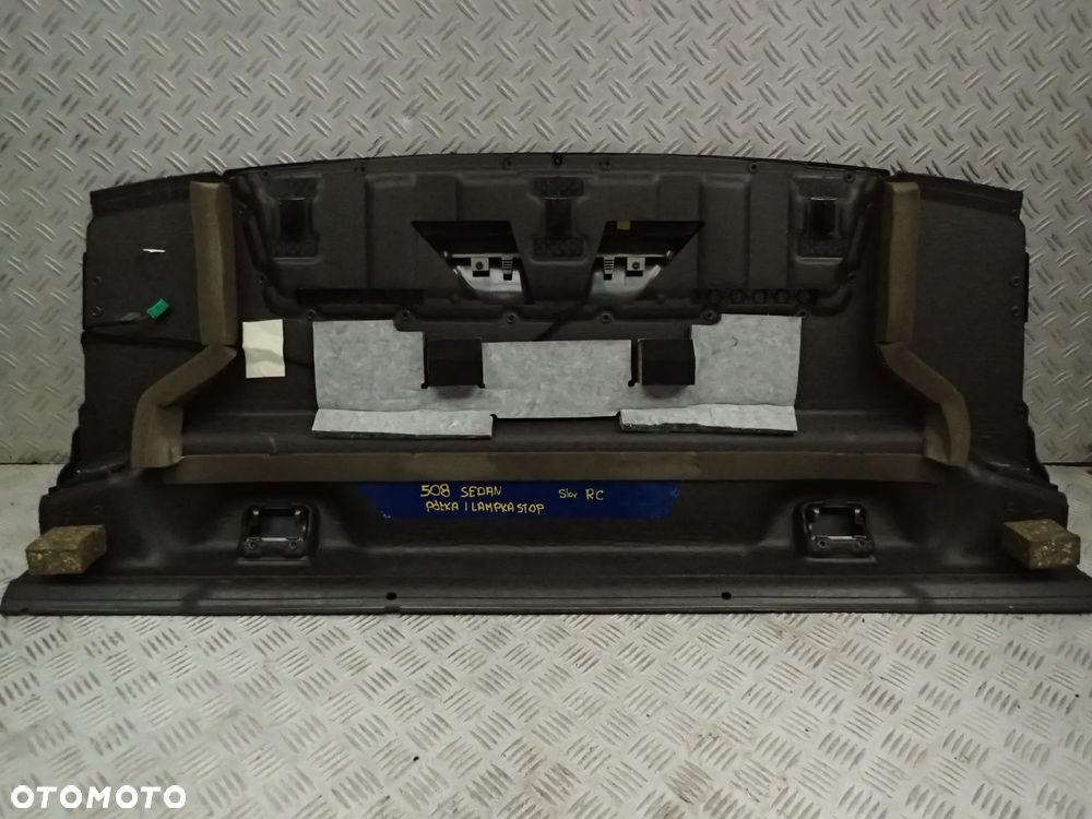 PÓŁKA BAGAŻNIKA ZE ŚWIATŁEM "STOP" PEUGEOT 508 SEDAN LIFT - 5