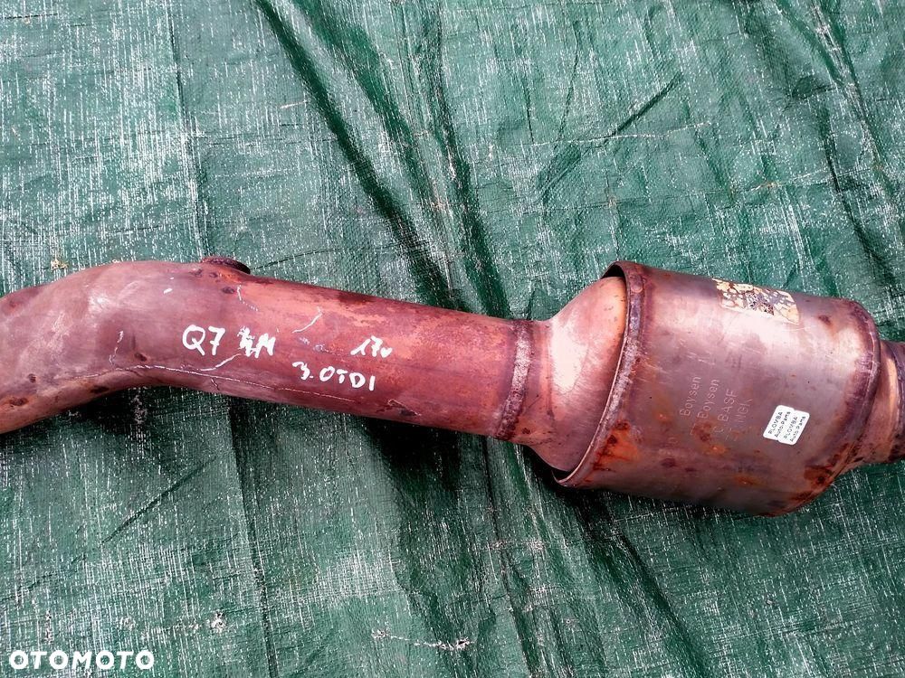 AUDI Q7 4M II 3.0 TDI / KATALIZATOR 4G0131703AL TŁUMNIK / RURA / ORYGINAŁ - 3