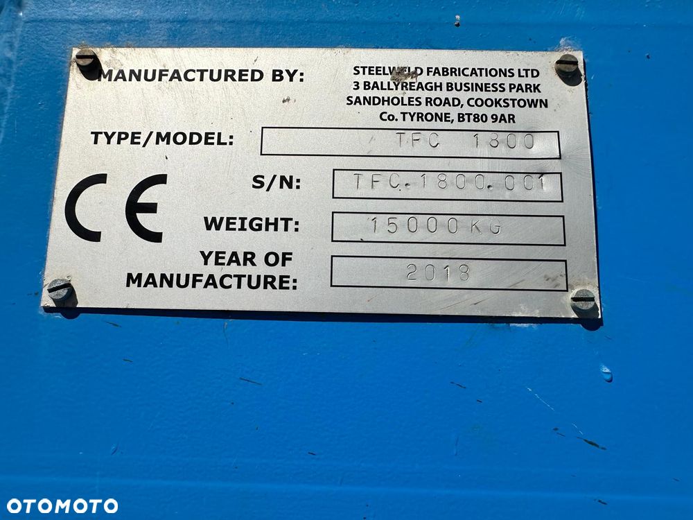 Powerscreen TFC 1800 - MOBILNY WSYP ZAŁADUNKOWY - JAK NOWY !!!  ( FINLAY ,  Extec, McCloskey, Sandvik, Metso, CAT, Kleemann, Volvo ) - 8