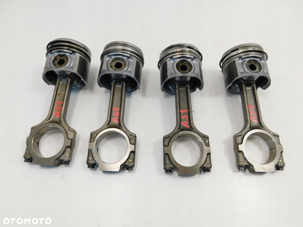 4X Tłok korbowód Alfa Romeo 159 JTDM Brera Opel Vectra C 1.9 16V CDTI 150