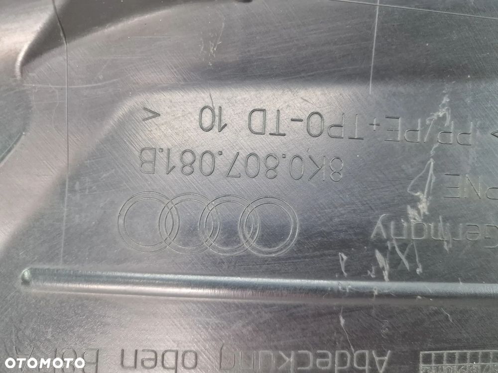 AUDI A4 / S4 B8 8K0 11- OSŁONA / NAKŁADKA PASA PRZEDNIEGO PRZÓD , NR 8K0807081B , NR AUKCJI OP82 OP82B - 6