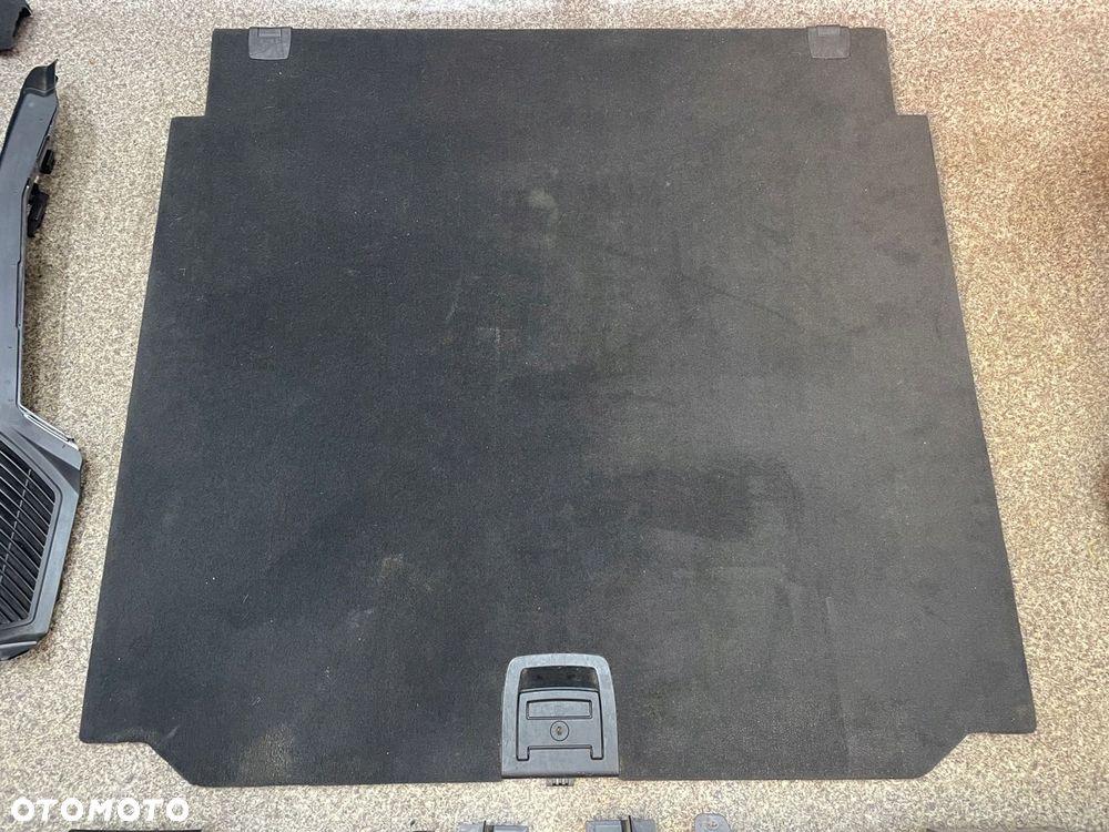 Wnetrze tapicerka boczki podloga bagaznika 5 osob BMW X5 E70 czarne KPL - 6