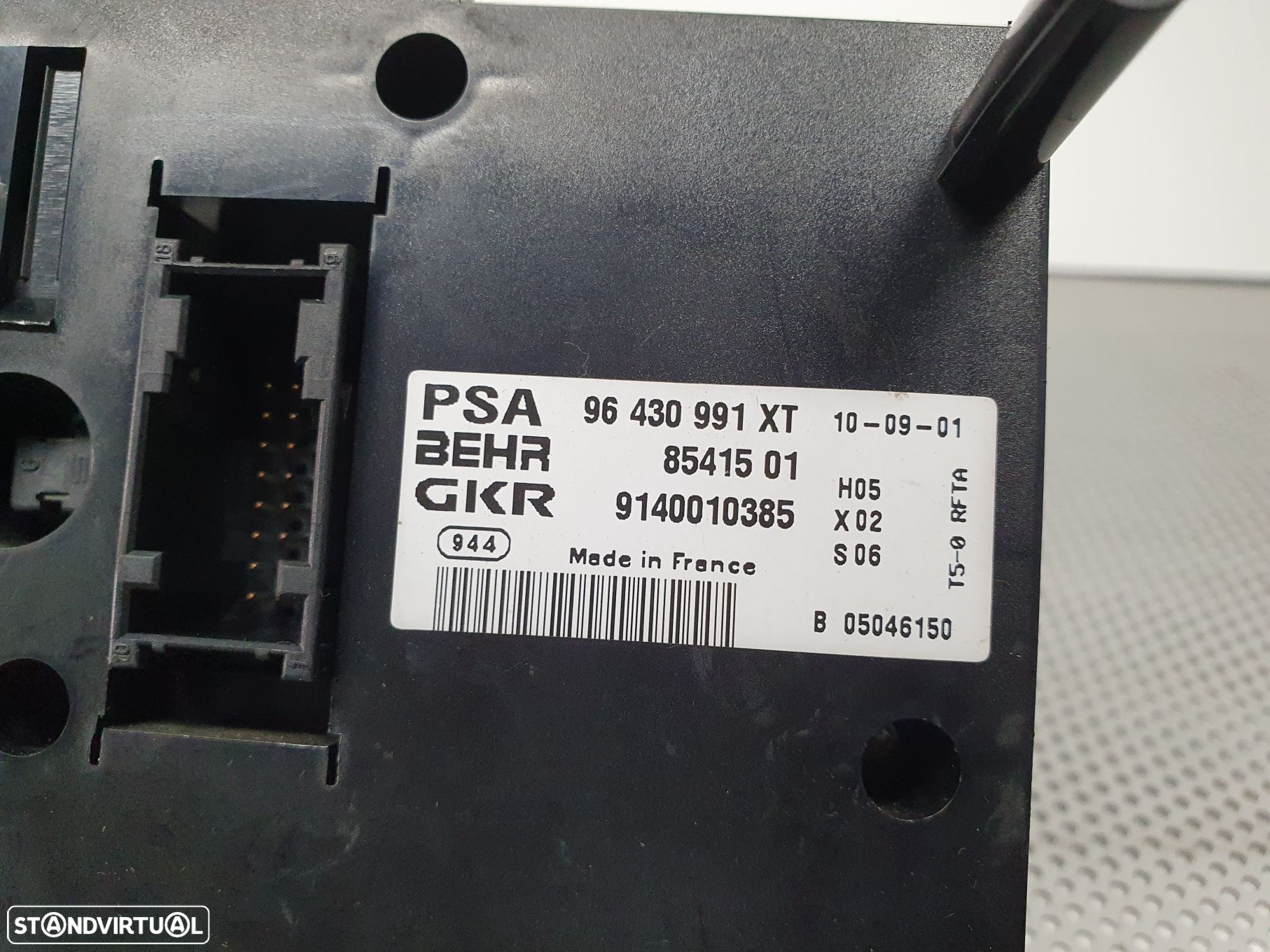 Comando Chaufagem Peugeot 307 (3A/C) - 3